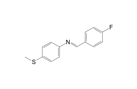 N-(p-fluorobenzylidene)-p-(methylthio)aniline