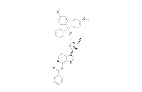 (1S,3R,4S,7R)-1-[[(4,4'-DIMETHOXYTRITYL)-OXY-]-METHYL-7-HYDROXY-3-(6-N-BENZOYLADENIN-9-YL)-2,5-DIOXABICYCLO-[2.2.1]-HEPTANE