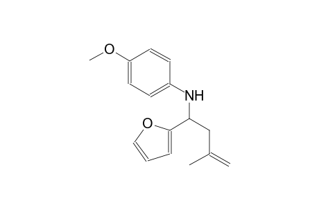 N-[1-(2-furyl)-3-methyl-3-butenyl]-4-methoxyaniline