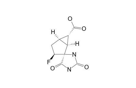 (1-SR,2-SR,3-SR,5-RS,6-SR)-2-SPIRO-5'-HYDANTOIN-3-FLUORO-BICYCLO-[3.1.0]-HEXANE-6-CARBOXYLIC-ACID