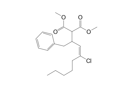 Dimethyl (E)-2-(4-chloro-1-phenylnon-3-en-2-yl)malonate