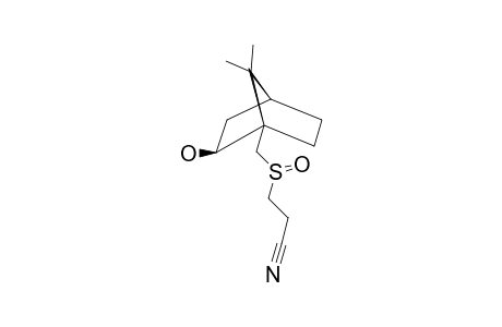 (1S,SS)-10-[(2-CYANOETHYL)-SULFINYL]-ISOBORNEOL