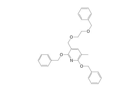 2,6-Dibenzyloxy-5-methyl-3-[(2-(benzyloxy)ethoxy)methyl]pyridine