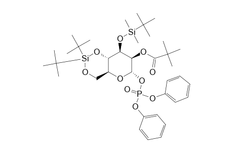 DIPHENYL-3-O-TERT.-BUTYLDIMETHYLSILYL-4,6-DI-O-(TERT.-BUTYL)-SILANEDIYL-2-O-PIVALOYL-ALPHA-D-MANNOPYRANOSIDE-PHOSPHATE