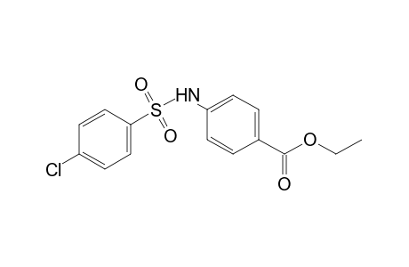 p-[(p-chlorophenyl)sulfonamido]benzoic acid, ethyl ester