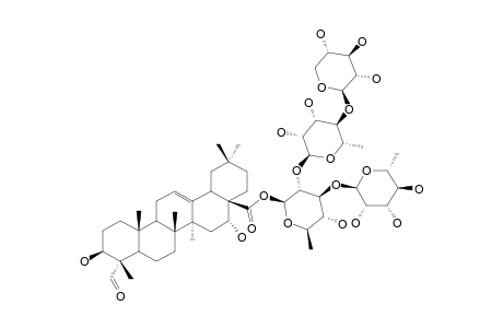 28-O-[XYLOPYRANOSYL-(1->4)-RHAMNOPYRANOSYL-(1->2)-[RHAMNOPYRANOSYL-(1->3)]-QUINOVOPYRANOSYL]-QUILLAIC-ACID-ESTER