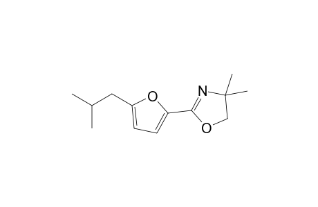 2-(5-isobutyl-2-furyl)-4,4-dimethyl-2-oxazoline