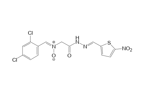 alpha-(2,4-DICHLOROPHENYL)-N-{[3-(5-NITRO-2-THENYLIDENE)CARBAZOYL]METHYL}NITRONE