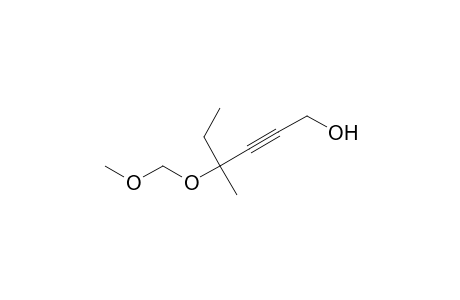 4-(Methoxymethoxy)-4-methyl-2-hexyn-1-ol