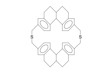 6,7,7a,8,9,13b,21,22,22a,23,24,28b-Dodecahydro-2,17-dithia-[3.3](3,10)benzo[C]phenanthrenophane