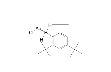 CHLORO-[(2,4,6-TRI-TERT.-BUTYLPHENYL)-PHOSPHANE]-GOLD-(1)