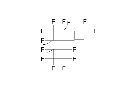 1-(1'-HEPTAFLUOROCYCLOBUTYLHEXAFLUOROCYCLOBUTYL)-3,3-DIFLUOROCYCLOBUTENE