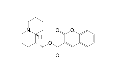 [(1R,9aR)-2,3,4,6,7,8,9,9a-octahydro-1H-quinolizin-1-yl]methyl 2-oxidanylidenechromene-3-carboxylate