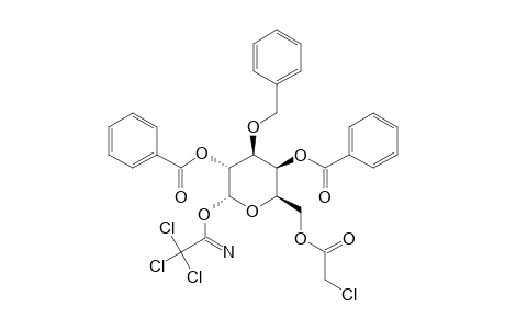 2,4-DI-O-BENZOYL-3-O-BENZYL-6-O-CHLOROACETYL-ALPHA-D-GALACTOPYRANOSYL-TRICHLOROACETIMIDATE