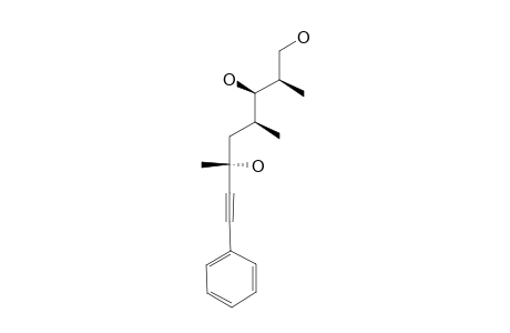 (2R*,3R*,4R*,6R*)-2,4,6-TRIMETHYL-8-PHENYLOCT-7-YNE-1,36-TRIOL