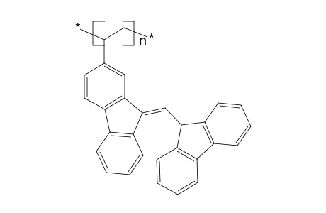 Poly[9-(2-vinylfluoren-9-ylidenemethyl)fluorene]