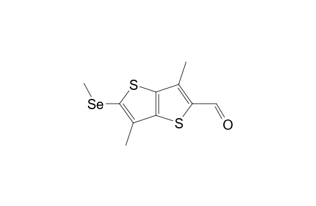 3,6-DIMETHYL-5-METHYL-SELENO-THIENO-[3,2-B]-THIOPHENE-2-CARBALDEHYDE