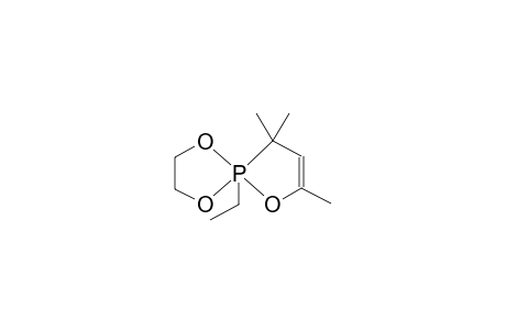 2-ETHYLENEDIOXY-2-ETHYL-3,3,5-TRIMETHYL-1,2-OXAPHOSPHOL-4-ENE