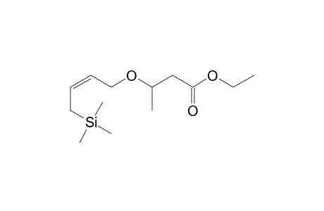 (Z)-ETHYL-3-(4'-TRIMETHYLSILANYL-BUT-2'-ENYLOXY)-BUTYRATE