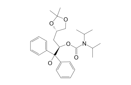 (R)-3-((S)-2,2-DIMETHYL-1,3-DIOXOLAN-4-YL)-1-HYDROXY-1,1-DIPHENYLPROPAN-2-YL-DIISOPROPYLCARBAMATE