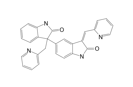 2,3-DIHYDRO-5-(2,3-DIHYDRO-2-OXO-3-(2-PYRIDYLMETHYL)-1H-INDOL-3-YL)-3-(2-PYRIDYLMETHYLENE)-1H-INDOL-2-ONE