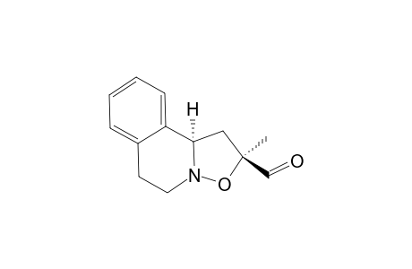 (+)-(3R,5S)-2-METHYL-1,5,6,10B-TETRAHYDRO-2H-ISOXAZOLO-[3,2A]-ISOQUINOLINE-2-CARBALDEHYDE