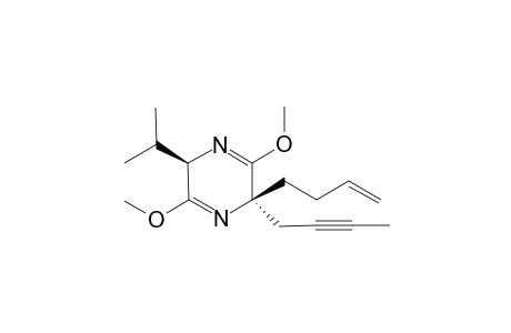 (2R,5S)-5-(3-Butenyl)-5-(2-butynyl)-2,5-dihydro-3,6-dimethoxy-2-isopropylpyrazine