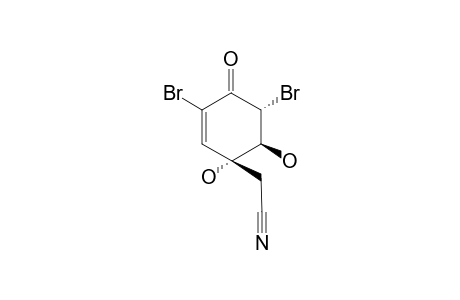 (1'R,5'S,6'S)-2-(3',5'-DIBROMO-1',6'-DIHYDROXY-4'-OXO-CYCLOHEX-2'-ENYL)-ACETONITRILE