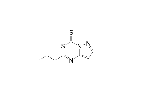 2-PROPYL-7-METHYLPYRAZOLO-[1,5-C]-[1,3,5]-THIADIAZINE-4-THIONE