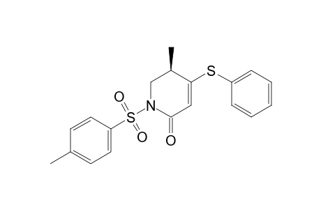 (R) 5-Methyl-4-(phenylthio)-1-tosyl-1,2,5,6-tetrahydro-2-pyridinone