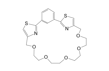 1,3-BIS-(THIAZOLYL)-BENZENE-CORONAND-24-C-7;BBC-24-C-7