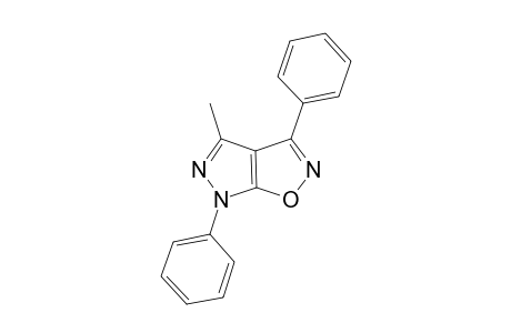 3,6-DIPHENYL-4-METHYL-6H-PYRAZOLO-[4,3-D]-ISOXAZOLE