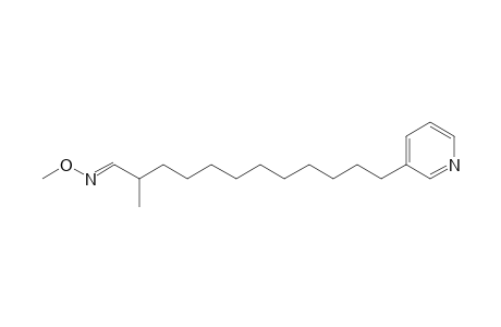 (E)-methoxy-[2-methyl-12-(3-pyridyl)dodecylidene]amine