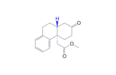 (+/-)-1,2,3,4,4a,9,10,10aalpha-OCTAHYDRO-2-OXO-4abeta-PHENANTHRENEACETIC ACID, METHYL ESTER