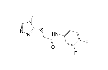 N-(3,4-Difluoro-phenyl)-2-(4-methyl-4H-[1,2,4]triazol-3-ylsulfanyl)-acetamide