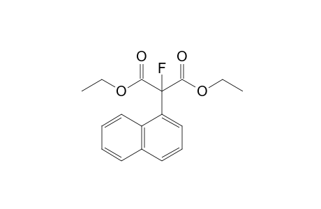 alpha-fluoro-1-naphthalenemalonic acid, diethyl ester