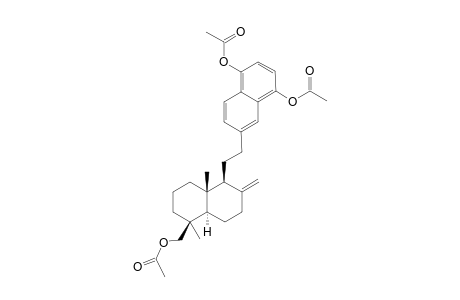 (1-S,4A-R,5-S,8A-R)-5-[2'-(5'',8''-DIACETOXY-NAPHTHALEN-2''-YL)-ETHYL]-1,4A-DIMETHYL-6-METHYLENE-DECAHYDRONAPHTHALEN-1-YLMETHYLECETATE