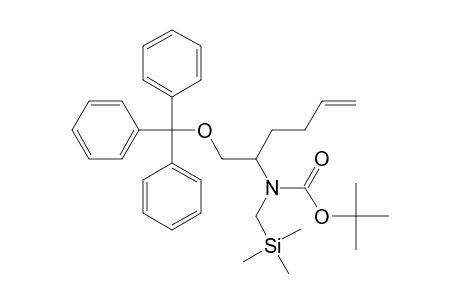 (RAC)-TRIMETHYLSILANYLMETHYL-(1-TRITYLOXYMETHYLPENT-4-ENYL)-CARBAMIC-ACID-TERT.-BUTYLESTER