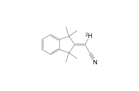 2-(CYANOMETHYLIDENE)-1,1,3,3-TETRAMETHYL-INDANE;MONODEUTERATED