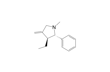 trans-3-Ethyl-1-methyl-4-methylene-2-phenylazolidine