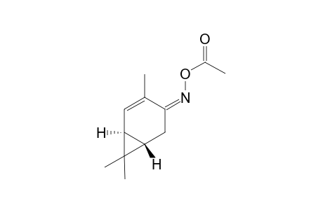 (+)-1S,6R-Car-2-en-4-one oxime acetate