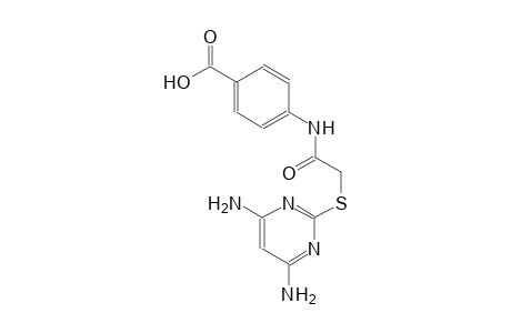 4-({[(4,6-diamino-2-pyrimidinyl)sulfanyl]acetyl}amino)benzoic acid