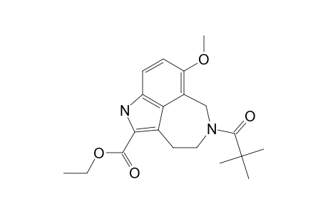 5-(2,2-DIMETHYLPROPINYL)-7-METHOXY-3,4,5,6-TETRAHYDRO-1H-AZEPINO-[5,4,3-CD]-INDOLE-2-CARBOXYLIC-ACID-ETHYLESTER