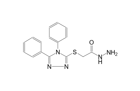 2-[(4,5-diphenyl-4H-1,2,4-triazol-3-yl)sulfanyl]acetohydrazide