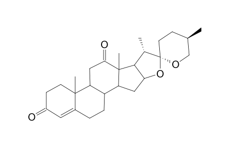 25S-SPIROSTAN-4-ENE-3,12-DIONE