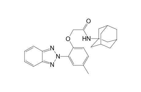 Acetamide, 2-[2-(2H-1,2,3-benzotriazol-2-yl)-4-methylphenoxy]-N-tricyclo[3.3.1.1(3,7)]dec-1-yl-