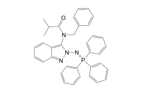 2-[(TRIPHENYLPHOSPHORANYLIDENE)-AMINO]-2-(N-BENZYL-N-ISOBUTYRYLAMINO)-2H-INDAZOLE