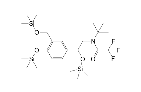 Salbutamol, N-TFA, O,O',O''-tris-TMS