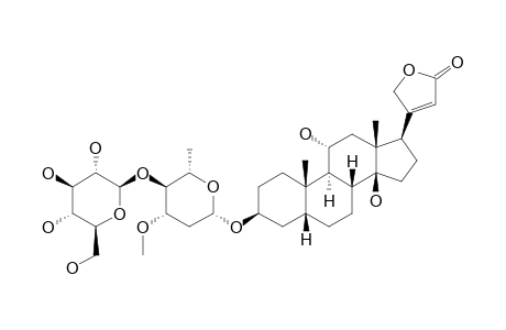 D-Glucosyl-L-oleandrosyl-sarmentogenin