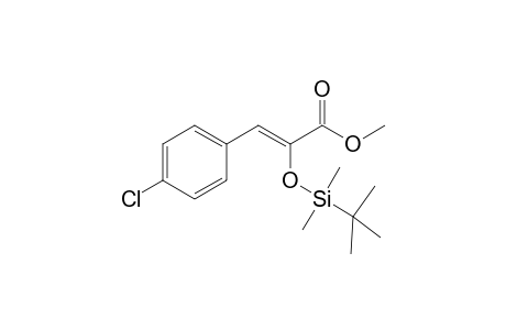 (Z)-2-[tert-butyl(dimethyl)silyl]oxy-3-(4-chlorophenyl)-2-propenoic acid methyl ester